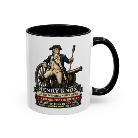 Henry Knox History Coffee Mug — Patriotic 250th Anniversary Coffee Mug