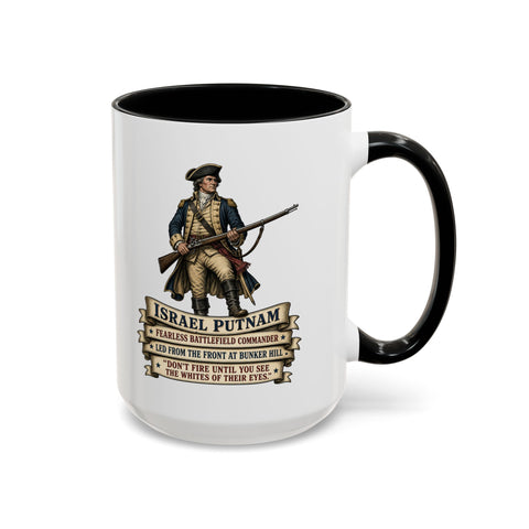 Israel Putnam Revolutionary Coffee Mug — Patriotic 250th Anniversary Coffee Mug