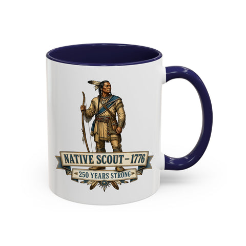 Native Scout Coffee Mug - 1776 Native Scouts Shaped The Early American Frontier