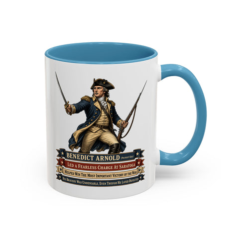 Benedict Arnold 1776 Mug – Hero of Saratoga Coffee Mug