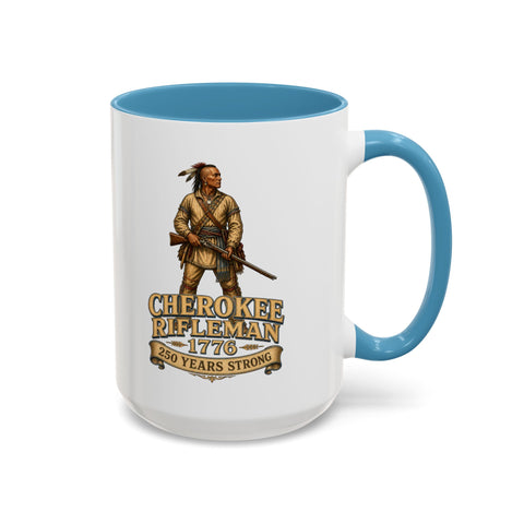 Cherokee Rifleman Coffee Mug – 1776 Heritage Design