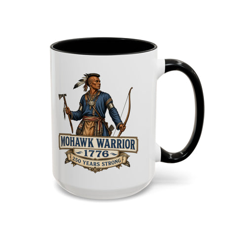 Mohawk Warrior 1776 Coffee Mug — 250 Years Anniversary Edition