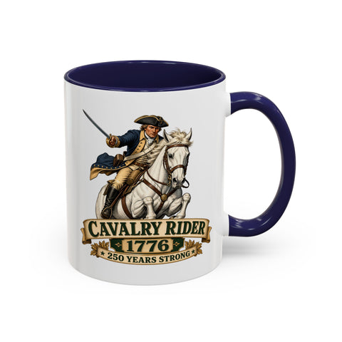 Cavalry Rider (White Horse) 1776 Mug – 250th Anniversary Edition - Laugh Suppy
