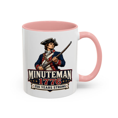 Minuteman 1776 Mug – Patriotic 250th Anniversary Coffee Mug - Laugh Suppy