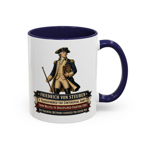 Friedrich von Steuben – Patriotic 250th Anniversary Coffee Mug