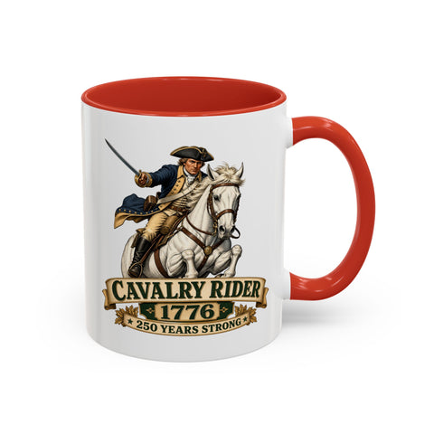 Cavalry Rider (White Horse) 1776 Mug – 250th Anniversary Edition - Laugh Suppy