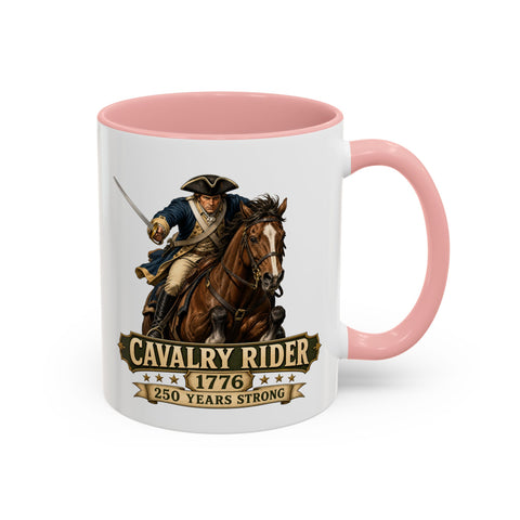 Cavalry Rider (Brown Horse) 1776 Mug – 250th Anniversary Edition - Laugh Suppy