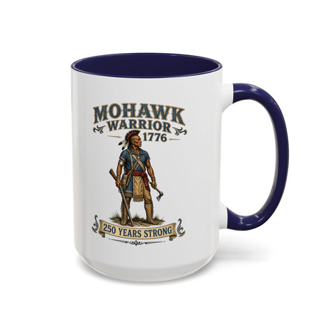 Mohawk Warrior Coffee Mug – 1776 Heritage Design