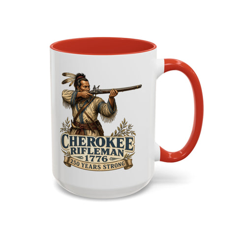 Cherokee Rifleman 1776 Coffee Mug — 250 Years Anniversary Edition