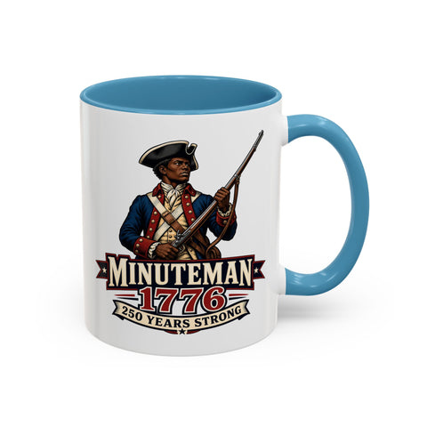 Minuteman 1776 Coffee Mug — Patriotic Revolutionary War 250 Years