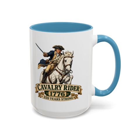 Cavalry Rider (White Horse) 1776 Mug – 250th Anniversary Edition - Laugh Suppy