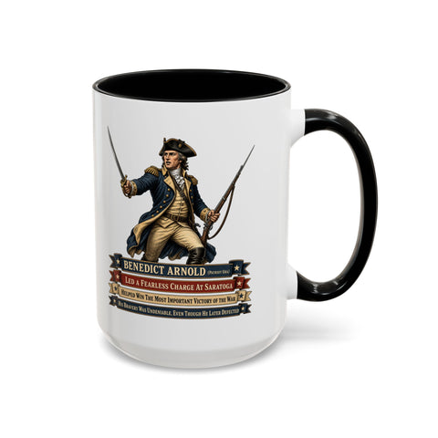 Benedict Arnold 1776 Mug – Hero of Saratoga Coffee Mug