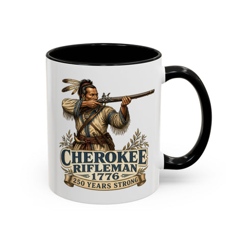Cherokee Rifleman 1776 Coffee Mug — 250 Years Anniversary Edition