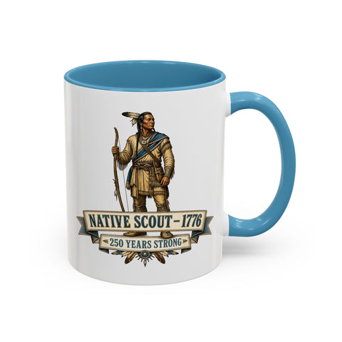 Native Scout Coffee Mug - 1776 Native Scouts Shaped The Early American Frontier