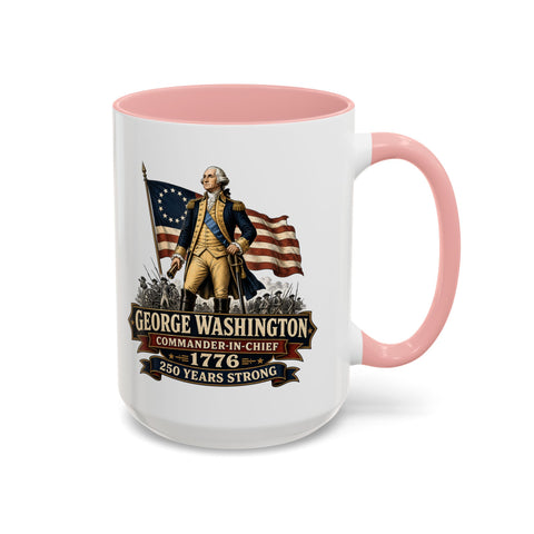George Washington 1776 Mug – Patriotic 250th Anniversary Coffee Mug - Laugh Suppy
