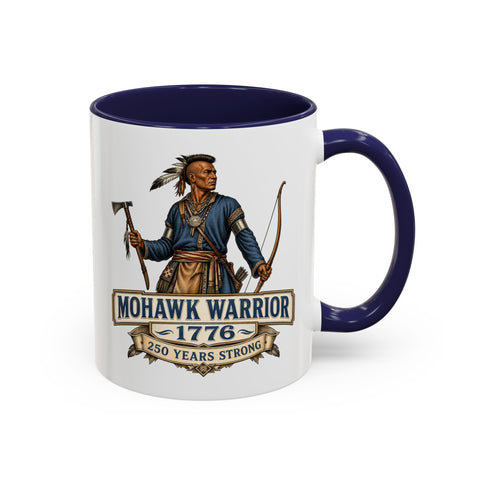 Mohawk Warrior 1776 Coffee Mug — 250 Years Anniversary Edition
