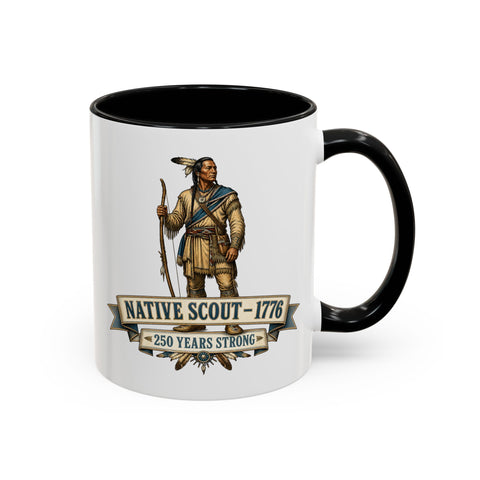 Native Scout Coffee Mug - 1776 Native Scouts Shaped The Early American Frontier