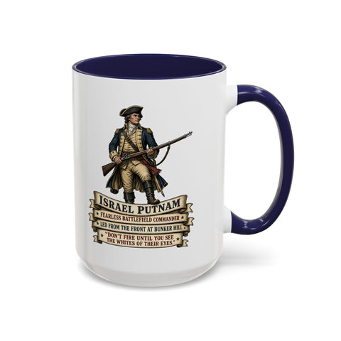 Israel Putnam Revolutionary Coffee Mug — Patriotic 250th Anniversary Coffee Mug