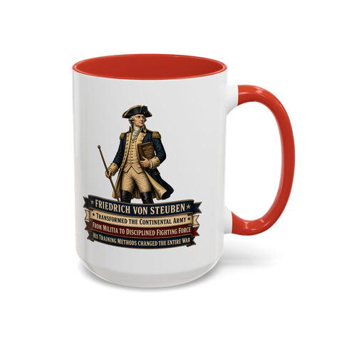 Friedrich von Steuben – Patriotic 250th Anniversary Coffee Mug