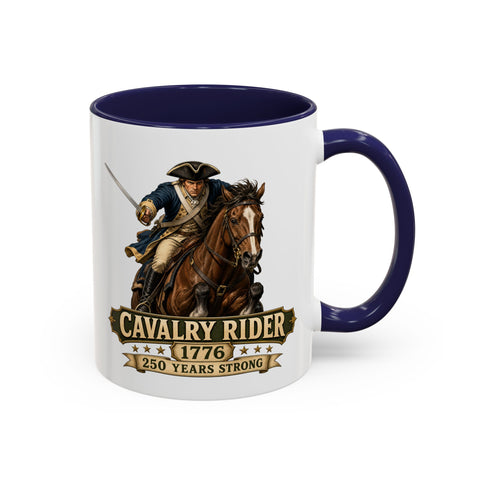Cavalry Rider (Brown Horse) 1776 Mug – 250th Anniversary Edition - Laugh Suppy
