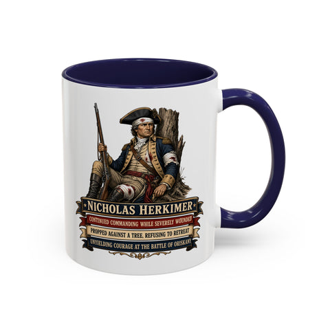 Nicholas Herkimer Historical Coffee Mug — Revolutionary War Patriot Tribute