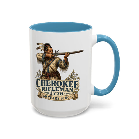 Cherokee Rifleman 1776 Coffee Mug — 250 Years Anniversary Edition