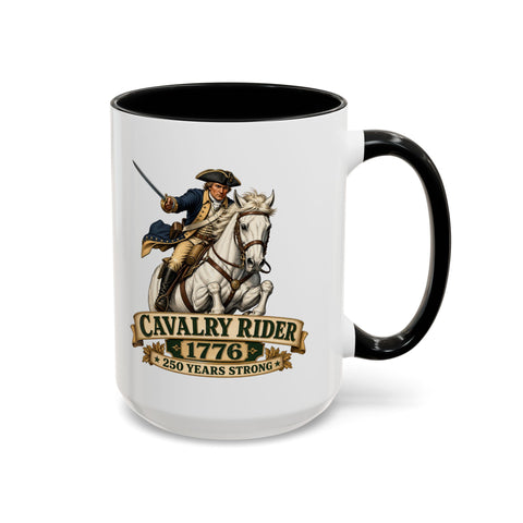 Cavalry Rider (White Horse) 1776 Mug – 250th Anniversary Edition - Laugh Suppy