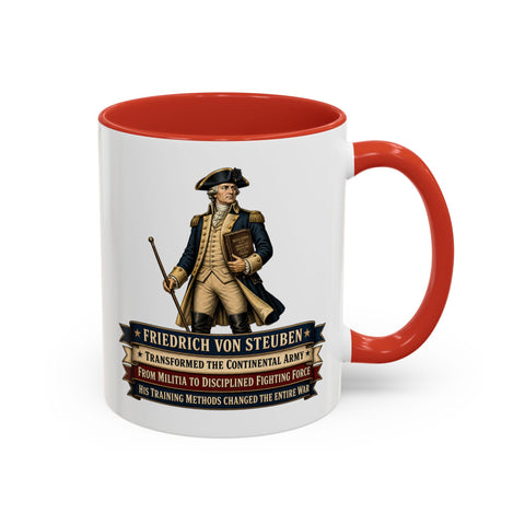 Friedrich von Steuben – Patriotic 250th Anniversary Coffee Mug