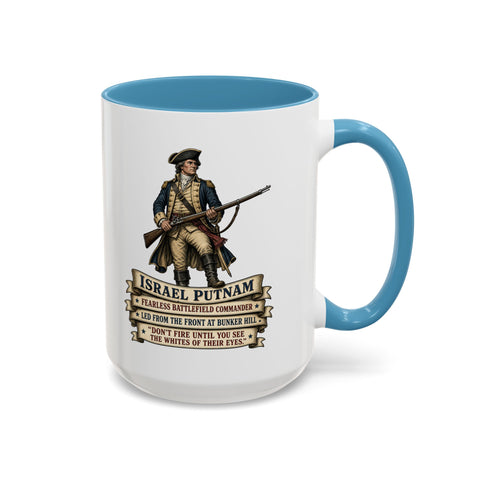 Israel Putnam Revolutionary Coffee Mug — Patriotic 250th Anniversary Coffee Mug