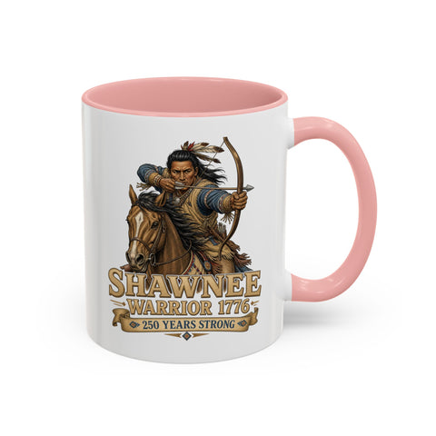 Shawnee Warrior Coffee Mug – Mounted Warrior Shooting A Bow