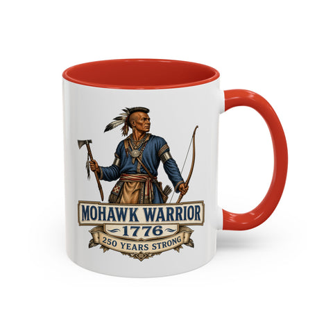 Mohawk Warrior 1776 Coffee Mug — 250 Years Anniversary Edition