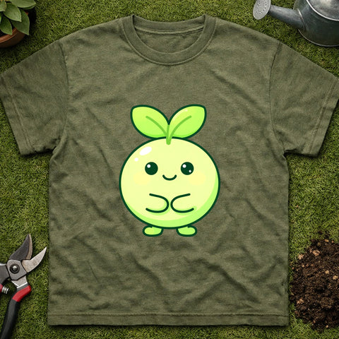 Kawaii Plant Character for Calm, Happy Vibes | Unisex Gildan 6400