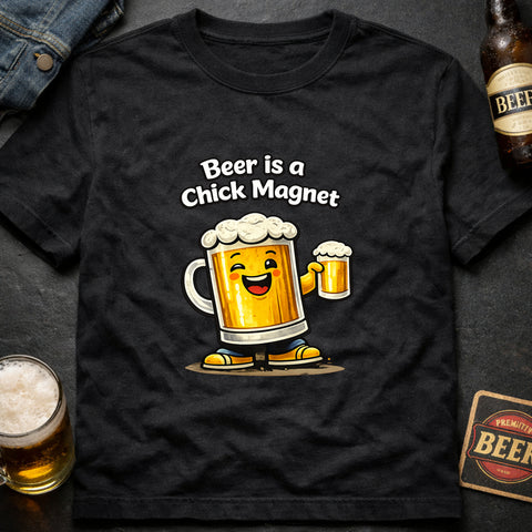 “Beer Is a Chick Magnet” | Unisex Gildan Softstyle® 64000