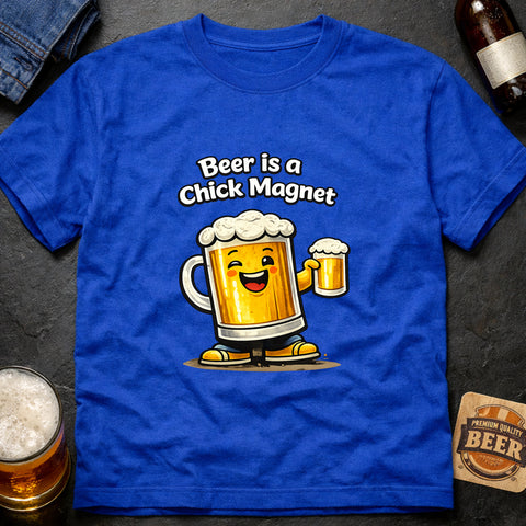 “Beer Is a Chick Magnet” | Unisex Gildan Softstyle® 64000