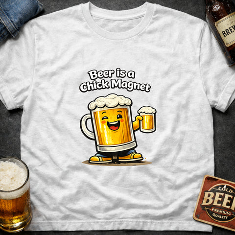 “Beer Is a Chick Magnet” | Unisex Gildan Softstyle® 64000