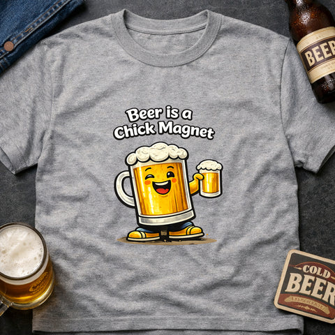 “Beer Is a Chick Magnet” | Unisex Gildan Softstyle® 64000