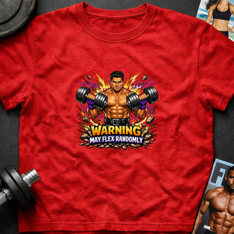 **“Warning May Flex Randomly” – Latino Male Dumbbells Edition**