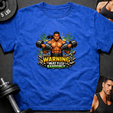 **“Warning May Flex Randomly” – Native American Male Dumbbells Edition**