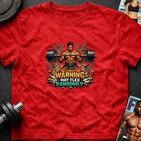 **“Warning May Flex Randomly” – South Asian Male Barbell Edition**