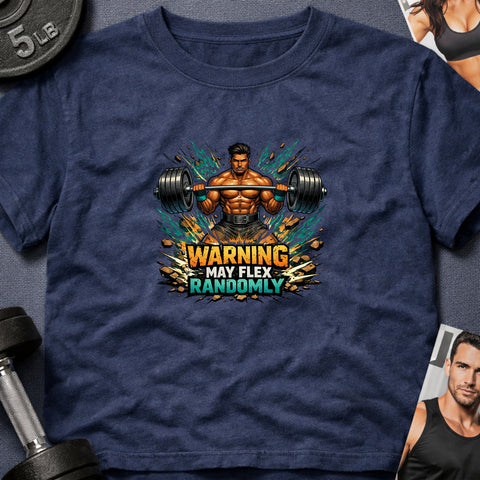 **“Warning May Flex Randomly” – South Asian Male Barbell Edition**
