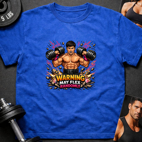 **“Warning May Flex Randomly” – Asian Male Dumbbells Edition**