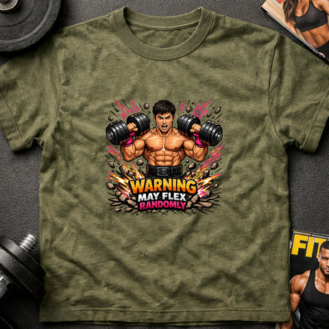 **“Warning May Flex Randomly” – Asian Male Dumbbells Edition**