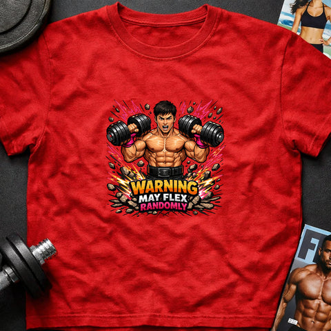 **“Warning May Flex Randomly” – Asian Male Dumbbells Edition**