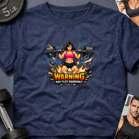 **“Warning May Flex Randomly” – Asian Female Barbell Edition**