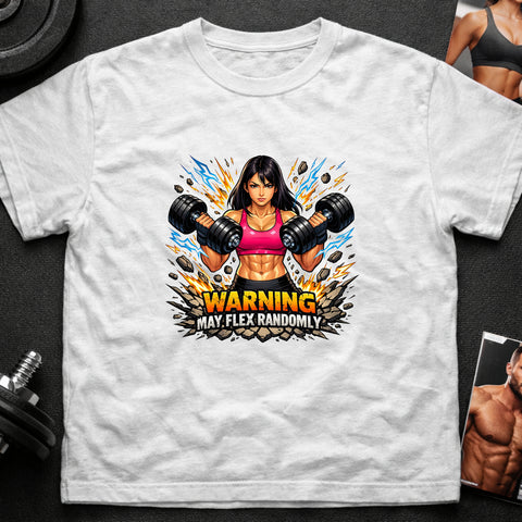 **“Warning May Flex Randomly” – Asian Female Dumbbells Edition**