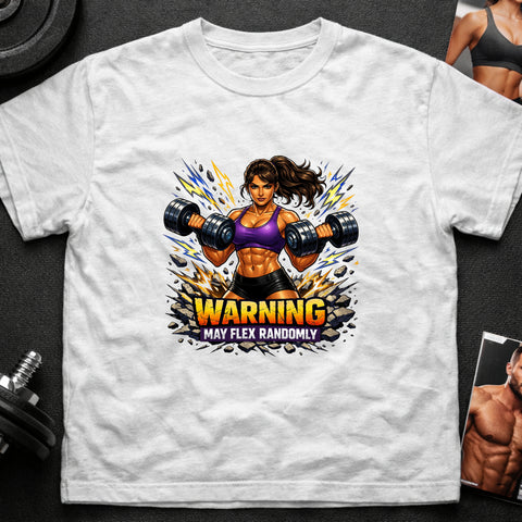 **“Warning May Flex Randomly” – Latina Female Dumbbells Edition**