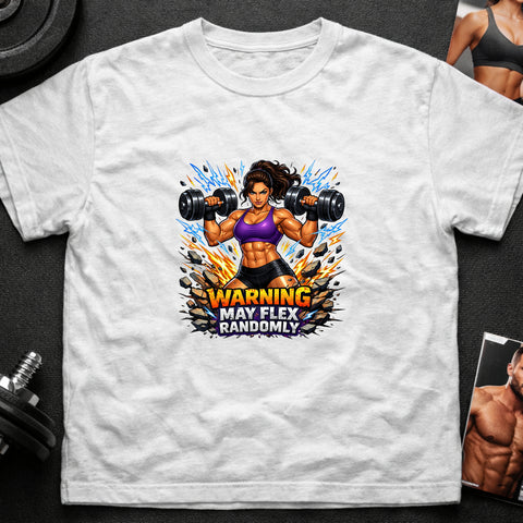**“Warning May Flex Randomly” – Mediterranean Female Dumbbells Edition**
