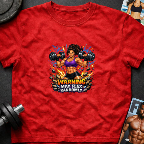 **“Warning May Flex Randomly” – Mediterranean Female Dumbbells Edition**