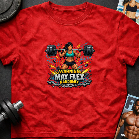 **“Warning May Flex Randomly” – South Asian Female Barbell Edition**