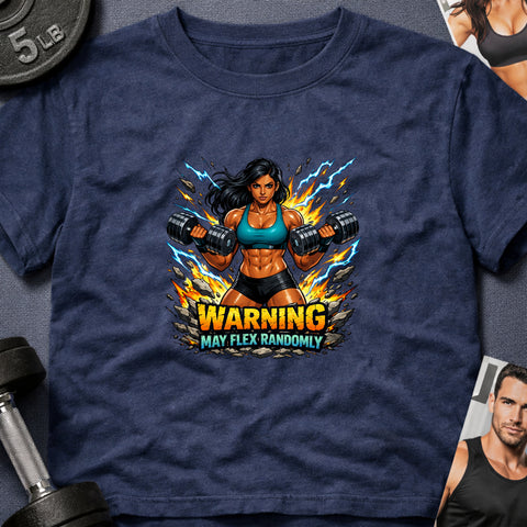 **“Warning May Flex Randomly” – South Asian Female Dumbbells Edition**